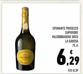 Conad Spumante prosecco superiore valdobbiadene docg la gioiosa offerta