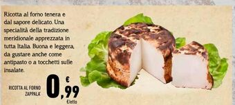 Conad Ricotta al forno zappalà offerta