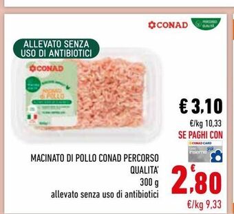 Conad Macinato di pollo conad percorso qualità offerta