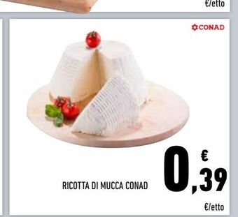 Ricotta di mucca conad