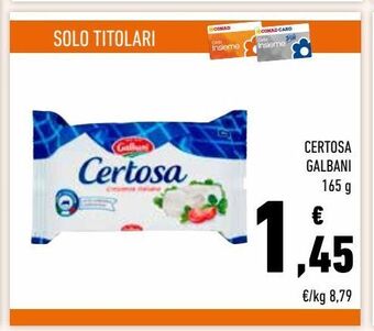 Conad Certosa galbani offerta