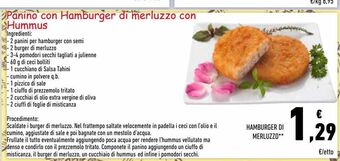 Conad Hamburger di merluzzo offerta