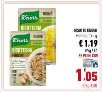 Conad Risotto knorr offerta