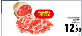 Conad Fiocco di prosciutto stagionato offerta