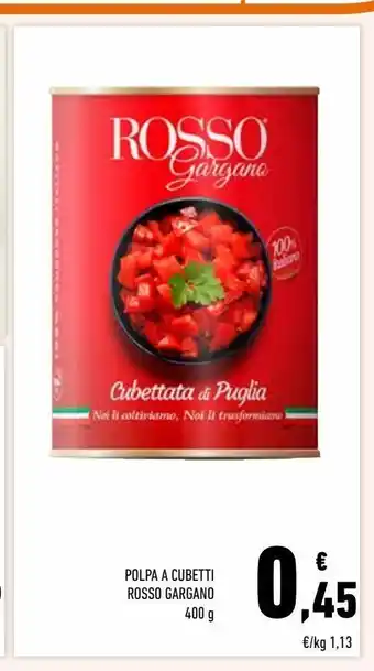 Conad Polpa a cubetti rosso gargano offerta