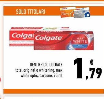 Conad Dentifricio colgate offerta