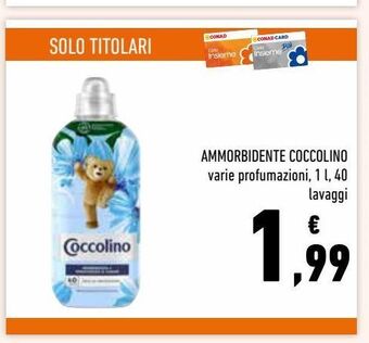 Conad Ammorbidente coccolino offerta