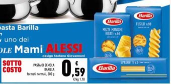 Conad Pasta di semola barilla offerta