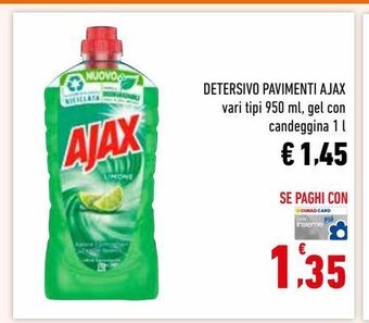Conad Detersivo pavimenti ajax offerta