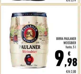 Conad Birra paulaner weissbier offerta