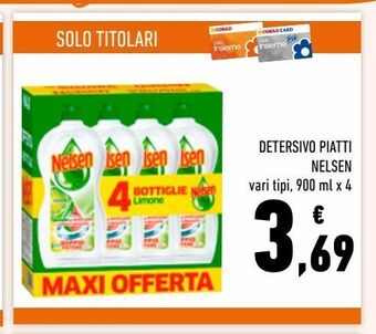 Conad Detersivo piatti nelsen offerta