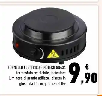 Conad Fornello elettrico sinotech offerta