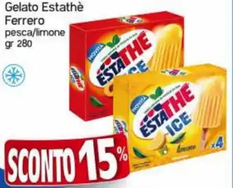 Kanguro Ferrero Estathè Gelato pesca/limone gr 280 offerta