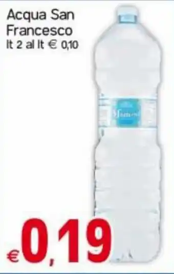 San Francesco Acqua lt 2
