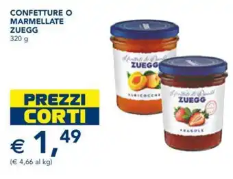 Esselunga Zuegg Confetture o Marmellate 320 g offerta
