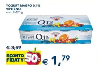 Esselunga Vipiteno Yogurt Magro 0,1% 8x125 g offerta