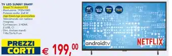 Esselunga Sunny Tv Led SN49F offerta