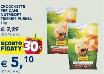 Esselunga Purina Friskies Nutrisoft Crocchette per Cani 3 kg offerta