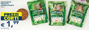 Esselunga Ultima Affinity Crocchette per Gatti 500 g offerta