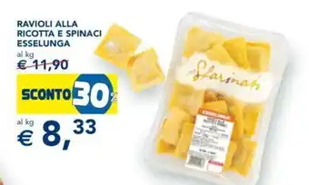 Esselunga Esselunga Ravioli Alla Ricotta e Spinaci offerta