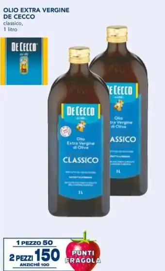 Esselunga De Cecco Olio Extra Vergine 1 litro offerta