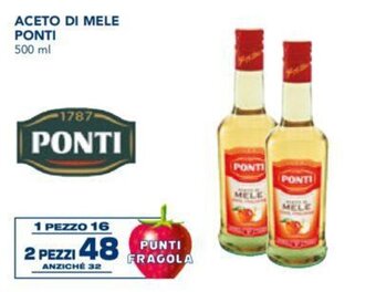 Esselunga Ponti Aceto di Mele 500 ml offerta