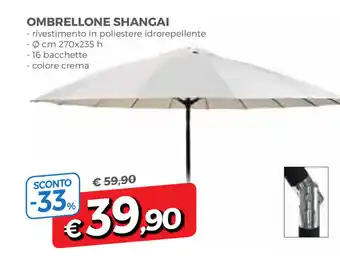 Famila Ombrellone Shangai offerta