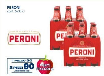 Esselunga Peroni 6x33 cl offerta