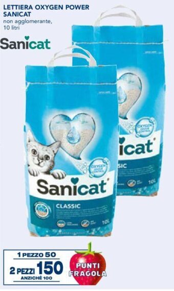 Esselunga Sanicat Lettiera Oxygen Power 10 litri offerta