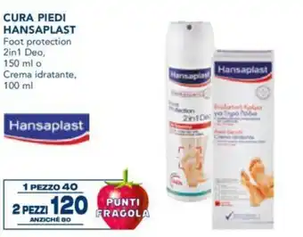 Esselunga Hansaplast Cura Piedi 150 ml o 100 ml offerta