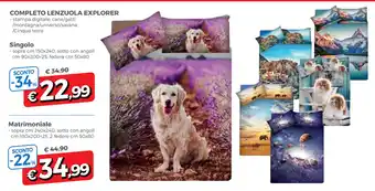 Famila Completo lenzuelo Explorer/Singolo offerta