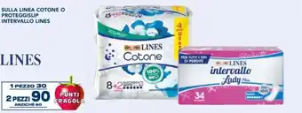 Esselunga Lines Intervallo Sulla Linea Cotone o Proteggislip offerta