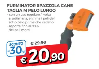 Famila Furminator Spazzola Cane Taglia M Pelo Lungo offerta