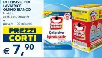 Esselunga Omino Bianco Detersivo per Lavatrice offerta
