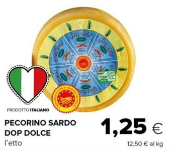Tigre Pecorino Sardo DOP dolce offerta
