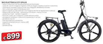 Famila Bici Elettrica City Eplus offerta