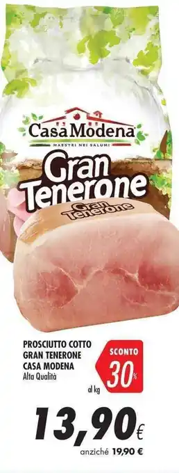 Coop Prosciutto COtto Gran Tenerone Casa Modena offerta