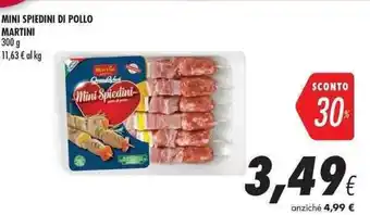 Coop Mini Speidini Di Pollo Martini 300g offerta
