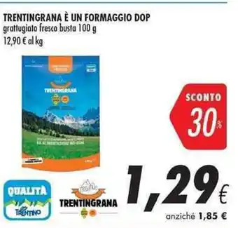 Coop Trentingrana E Un Formaggio DOP 100g offerta