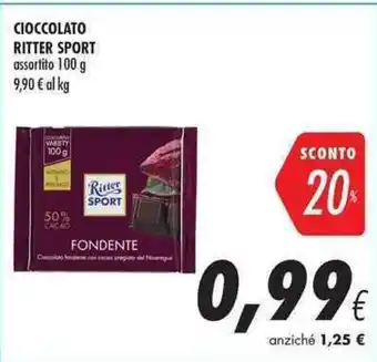 Coop Cioccolato Ritter Sport 100g offerta