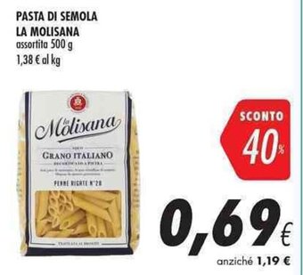 Coop Pasta Di Semola La Molisana 500g offerta