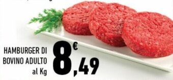 Conad City Hamburger di Bovino Adulto offerta