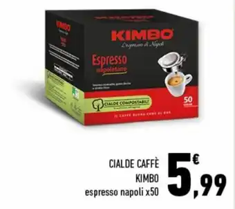 Conad City Kimbo Cialde Caffè x50 offerta