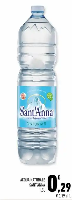 Conad City Sant'Anna Acqua Naturale 1,5L offerta