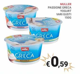 Eté Müller Passione Greca Yogurt vari gusti 150 g offerta