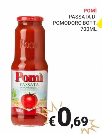 Eté Pomì Passata di pomodoro bott. 700 ml offerta