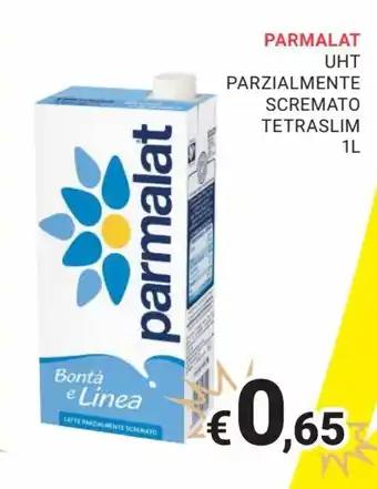 Eté Parmalat UHT Parzialmente Scremato Tetraslim 1L offerta