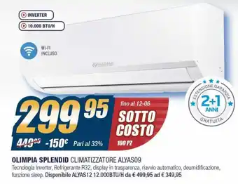 Sinergy Olimpia Splendid Climatizzatore ALYAS09 offerta