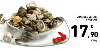 Spazio Conad Vongole veraci fresche offerta
