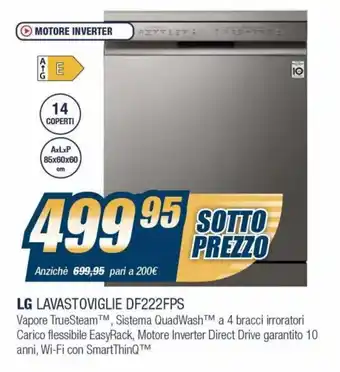 Sinergy LG Lavastoviglie DF222FPS offerta